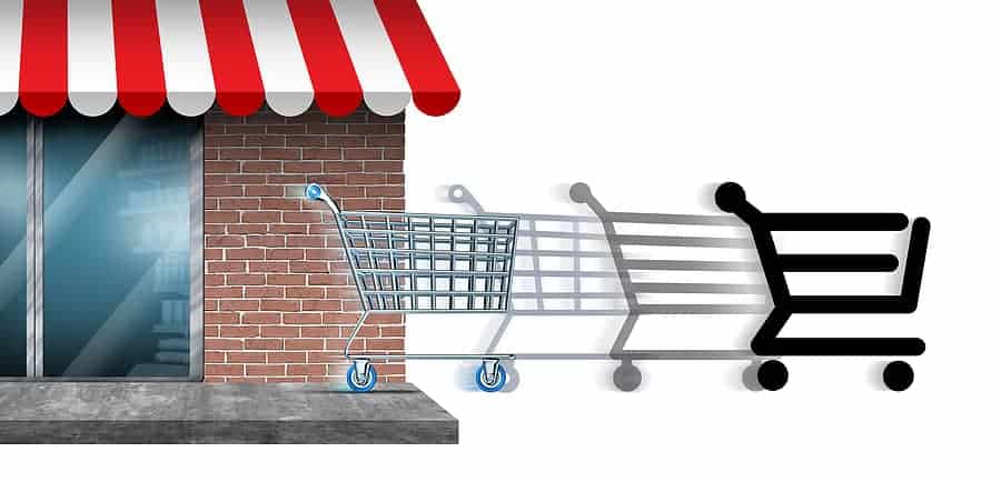 Brick And Mortar Offline Store To Online Commerce Shopping