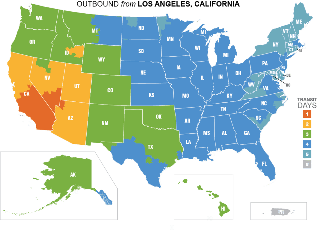 Warehouse Locations in US