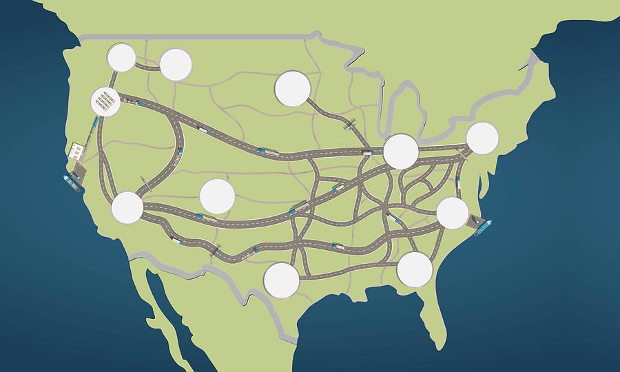 warehouses are located near big cities